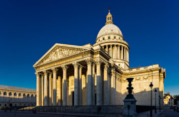 le pantheon coucher soleil